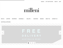 Tablet Screenshot of milleni.com.au